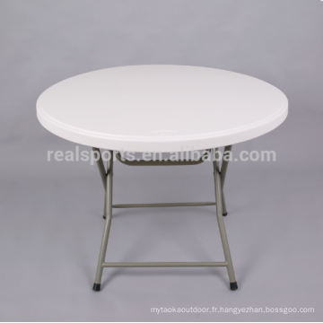 Tables et chaises en plastique Tables de restaurant Table pliante Table attachée